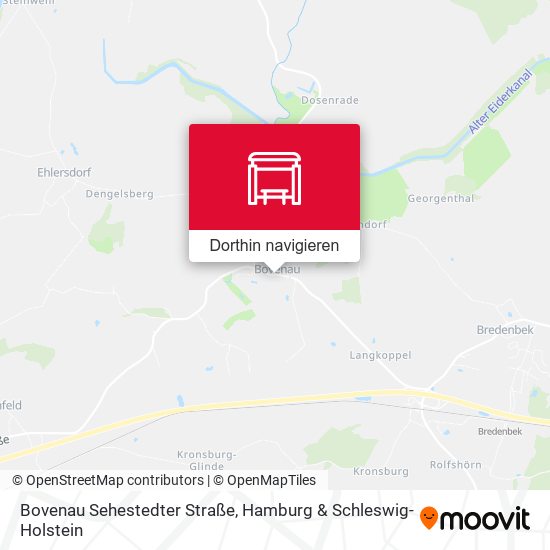 Bovenau Sehestedter Straße Karte