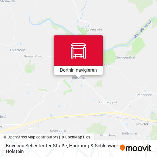 Bovenau Sehestedter Straße Karte