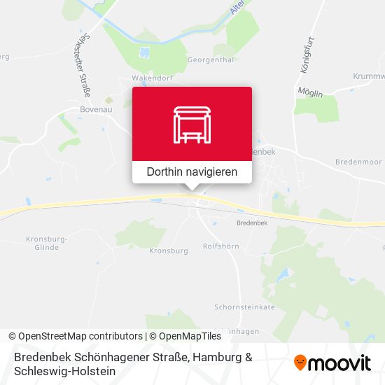 Bredenbek Schönhagener Straße Karte