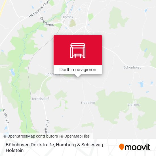 Böhnhusen Dorfstraße Karte