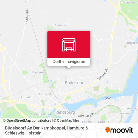 Büdelsdorf An Der Kampkoppel Karte