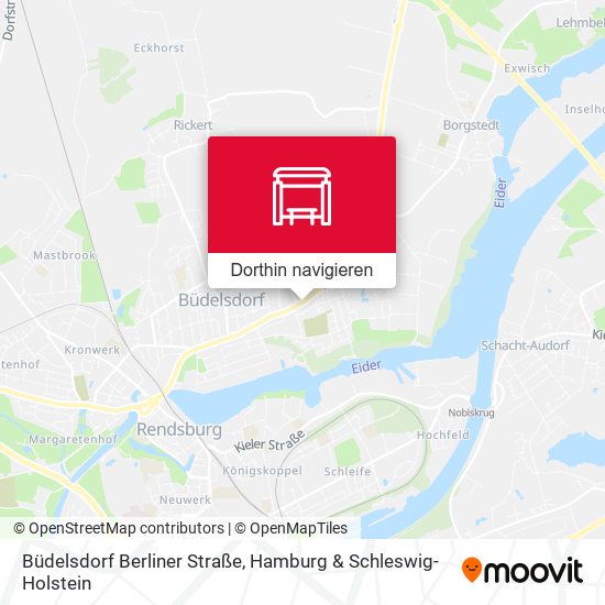 Büdelsdorf Berliner Straße Karte