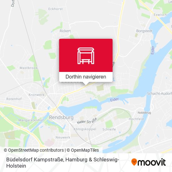 Büdelsdorf Kampstraße Karte