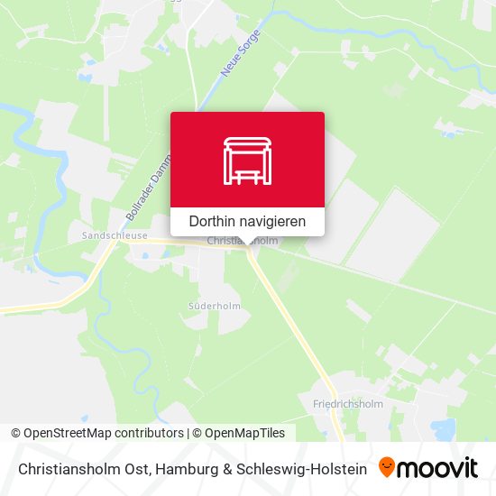 Christiansholm Ost Karte