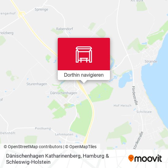 Dänischenhagen Katharinenberg Karte
