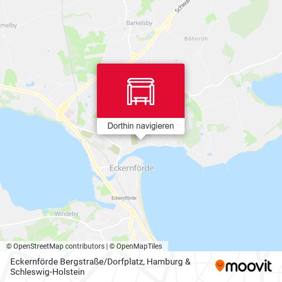 Eckernförde Bergstraße / Dorfplatz Karte