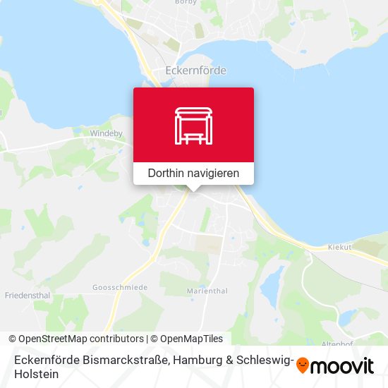 Eckernförde Bismarckstraße Karte