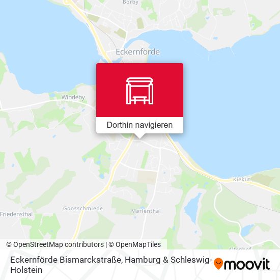 Eckernförde Bismarckstraße Karte