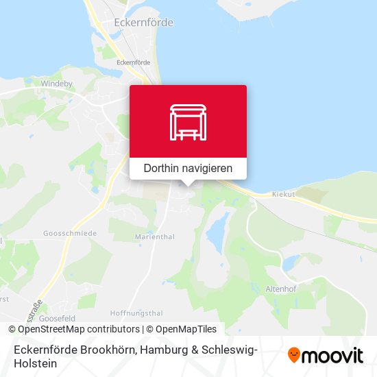 Eckernförde Brookhörn Karte