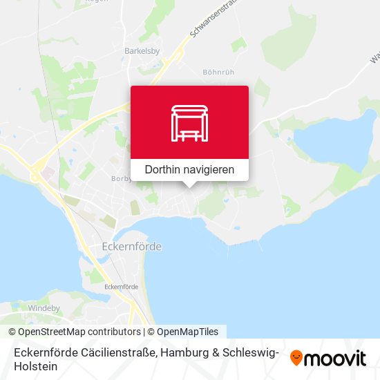 Eckernförde Cäcilienstraße Karte