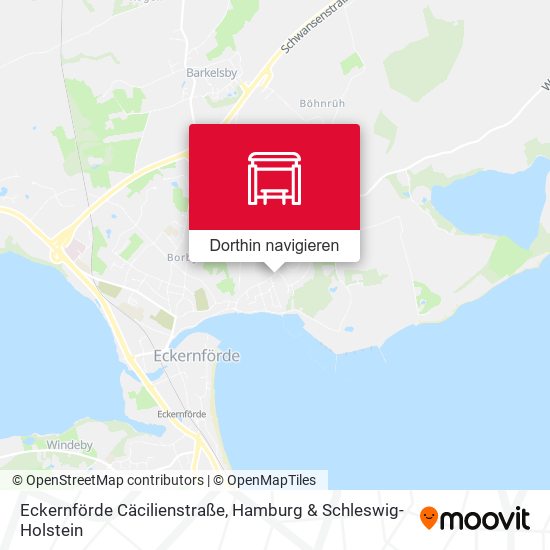 Eckernförde Cäcilienstraße Karte