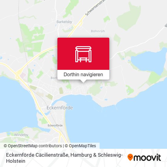 Eckernförde Cäcilienstraße Karte