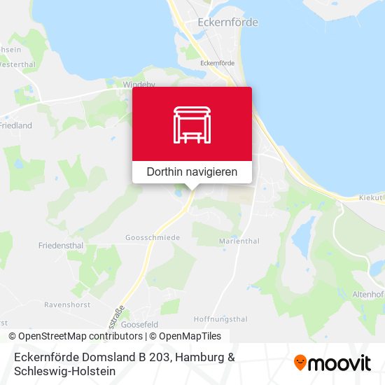 Eckernförde Domsland B 203 Karte