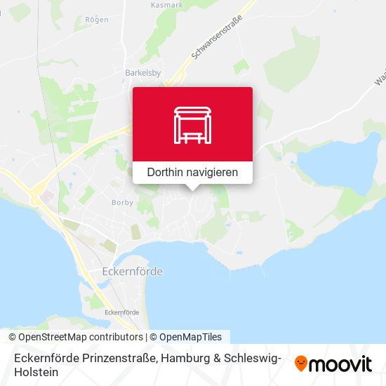 Eckernförde Prinzenstraße Karte