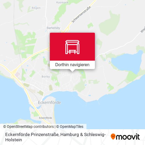 Eckernförde Prinzenstraße Karte