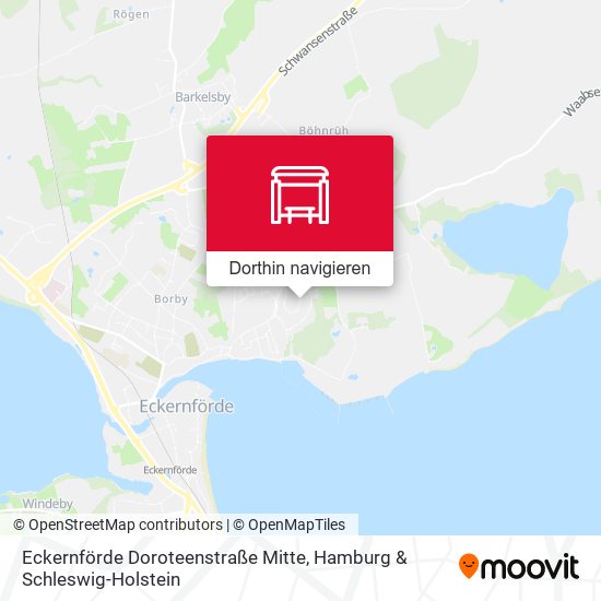 Eckernförde Doroteenstraße Mitte Karte