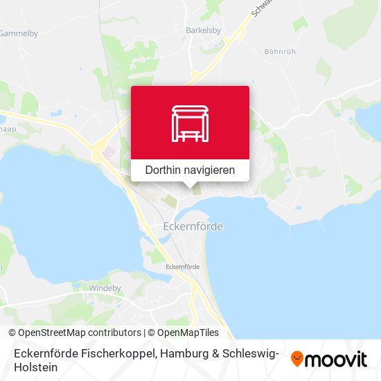 Eckernförde Fischerkoppel Karte
