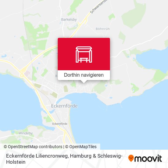 Eckernförde Liliencronweg Karte