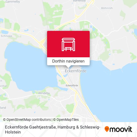 Eckernförde Gaehtjestraße Karte