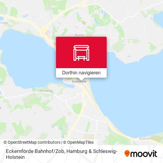 Eckernförde Bahnhof/Zob Karte