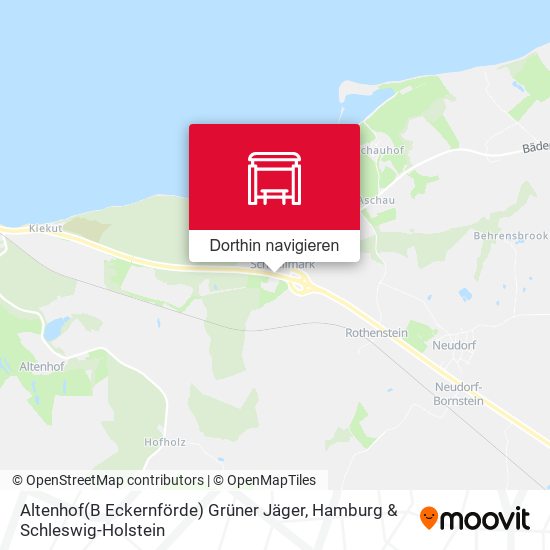 Altenhof(B Eckernförde) Grüner Jäger Karte