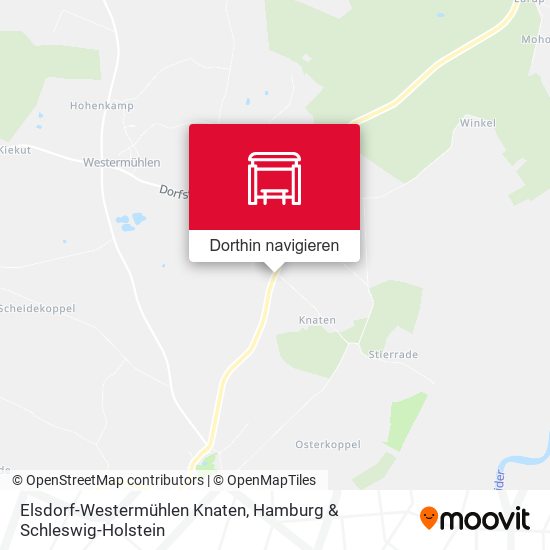 Elsdorf-Westermühlen Knaten Karte