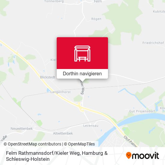 Felm Rathmannsdorf/Kieler Weg Karte