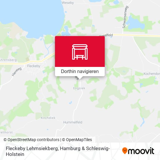 Fleckeby Lehmsiekberg Karte