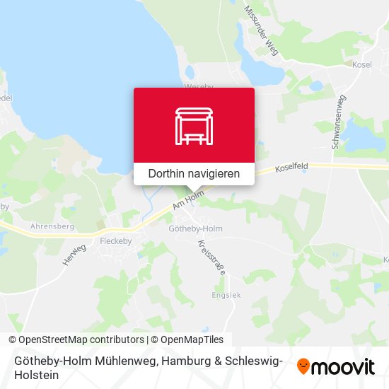 Götheby-Holm Mühlenweg Karte