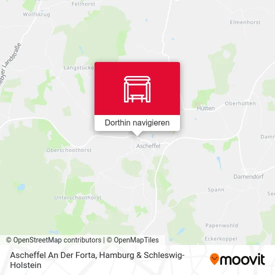 Ascheffel An Der Forta Karte