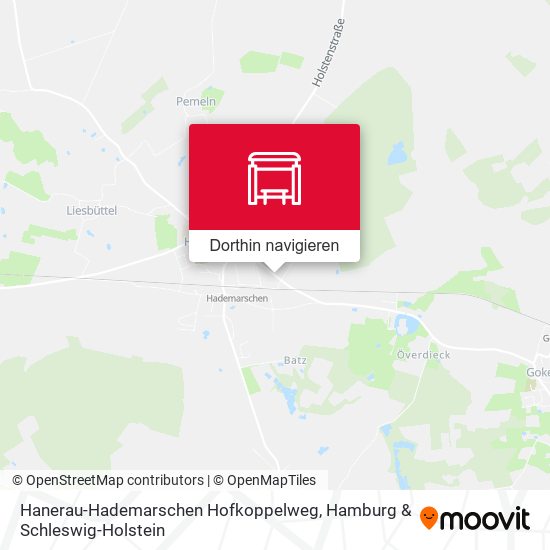 Hanerau-Hademarschen Hofkoppelweg Karte