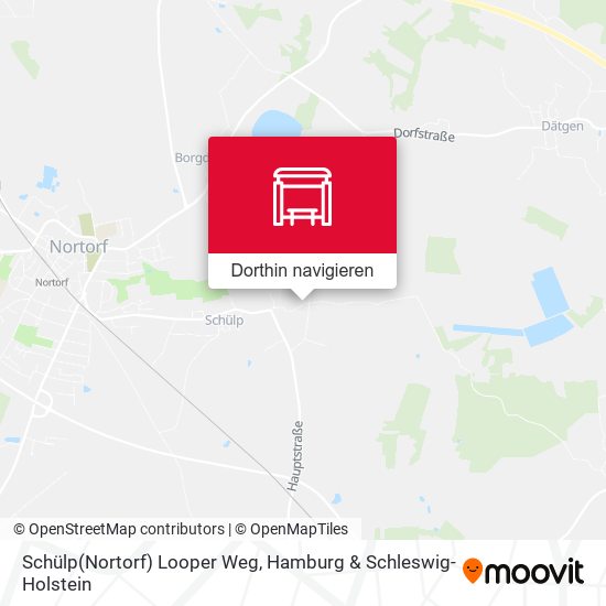 Schülp(Nortorf) Looper Weg Karte
