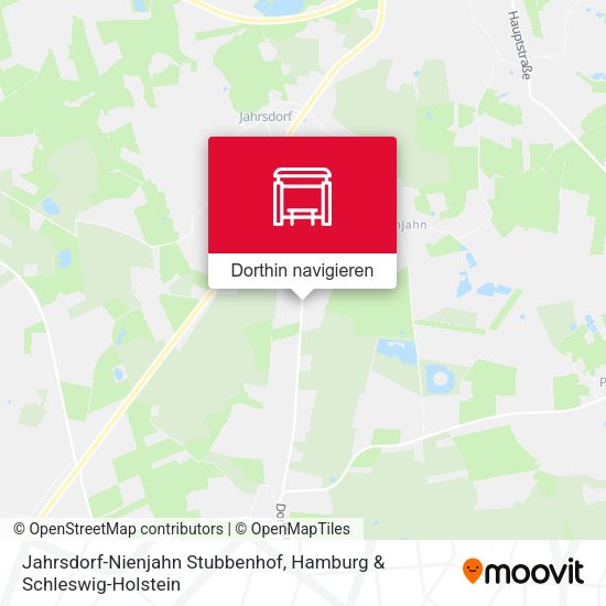Jahrsdorf-Nienjahn Stubbenhof Karte