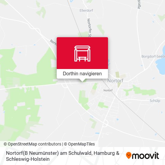 Nortorf(B Neumünster) am Schulwald Karte