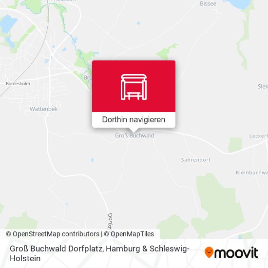 Groß Buchwald Dorfplatz Karte