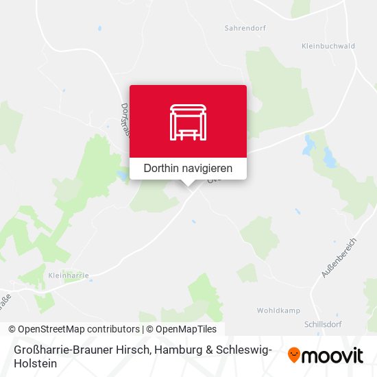 Großharrie-Brauner Hirsch Karte