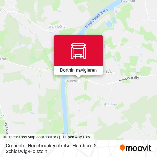 Grünental Hochbrückenstraße Karte