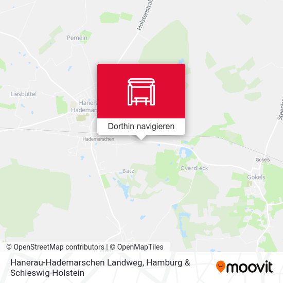 Hanerau-Hademarschen Landweg Karte