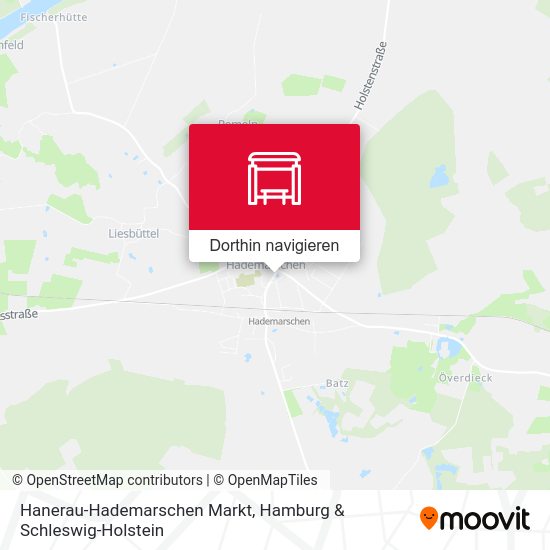 Hanerau-Hademarschen Markt Karte