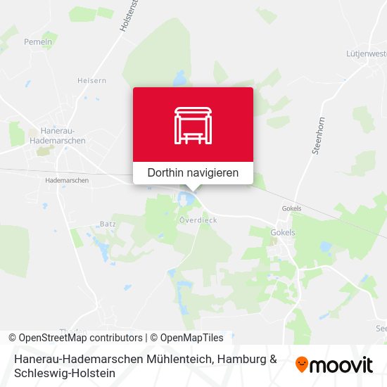 Hanerau-Hademarschen Mühlenteich Karte