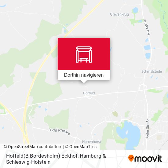 Hoffeld(B Bordesholm) Eckhof Karte