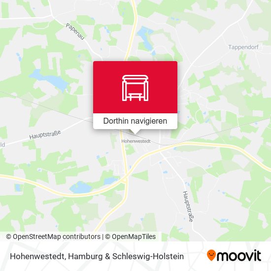 Hohenwestedt Karte