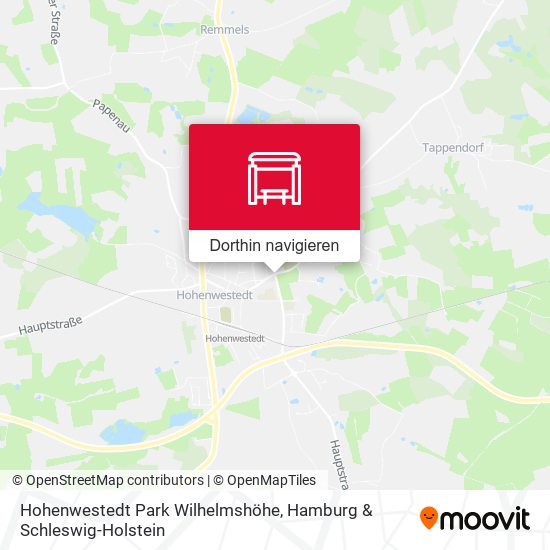 Hohenwestedt Park Wilhelmshöhe Karte