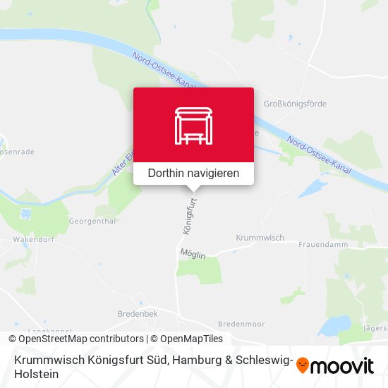 Krummwisch Königsfurt Süd Karte