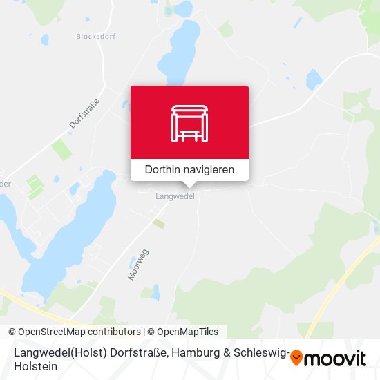 Langwedel(Holst) Dorfstraße Karte