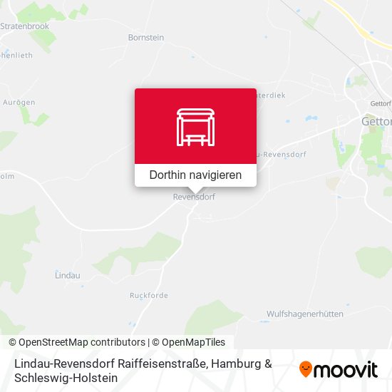 Lindau-Revensdorf Raiffeisenstraße Karte