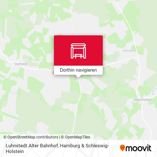 Luhnstedt Alter Bahnhof Karte