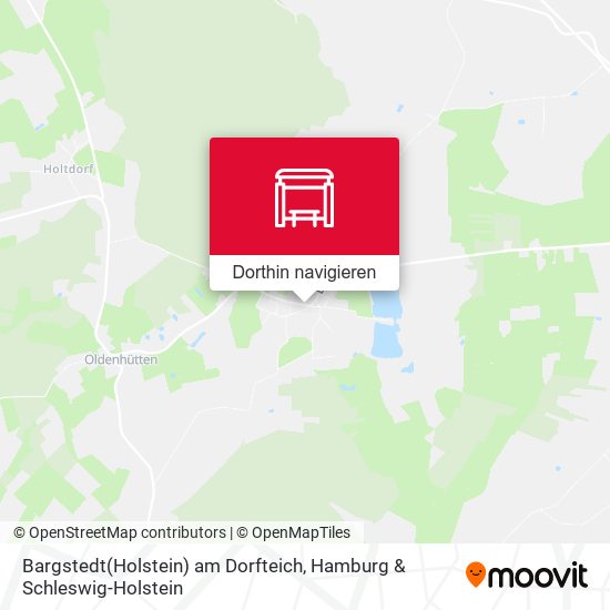 Bargstedt(Holstein) am Dorfteich Karte