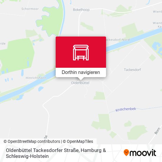 Oldenbüttel Tackesdorfer Straße Karte