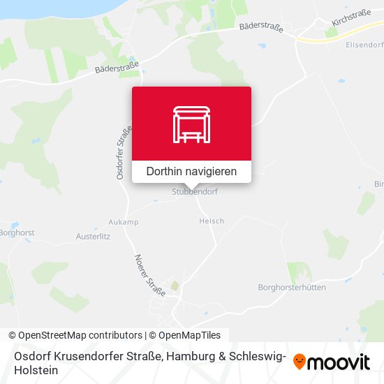 Osdorf Krusendorfer Straße Karte